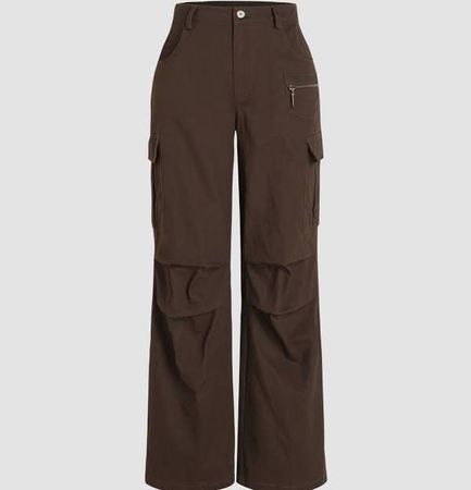 Brown Cargo Pants Women's