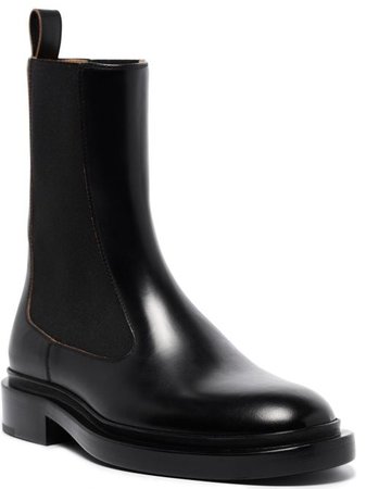 Jil Sander slip-on Chelsea Leather Boots - Farfetch