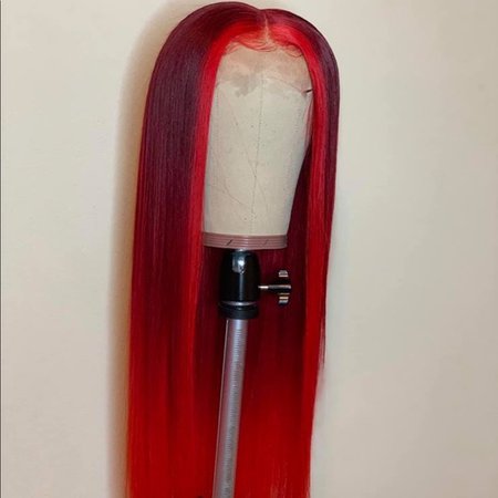 Other | Red Human Hair Wig | Poshmark