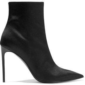 Satin Ankle Boots