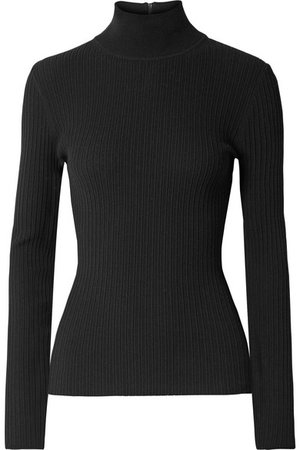 Michael Kors Collection | Ribbed stretch-knit turtleneck sweater | NET-A-PORTER.COM