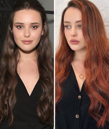 katherine langford brown vs red hair