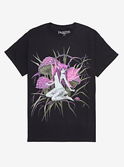 Fairy Mushroom Boyfriend Fit Girls T-Shirt