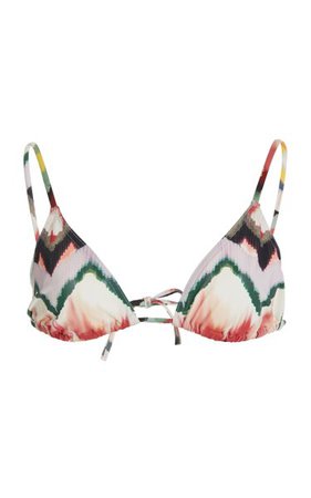 Chardon Ikat-Print Bikini Top By Eres | Moda Operandi