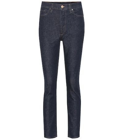 The High-Rise slim-straight jeans