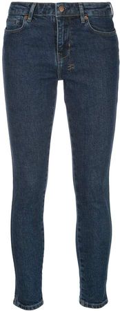 logo patch skinny-fit jeans