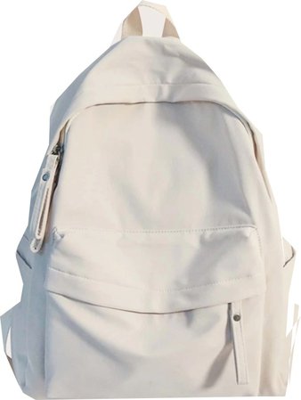 cream backpack