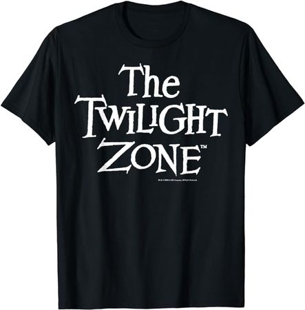 Amazon.com: The Twilight Zone Simple Title Text T-Shirt : Clothing, Shoes & Jewelry