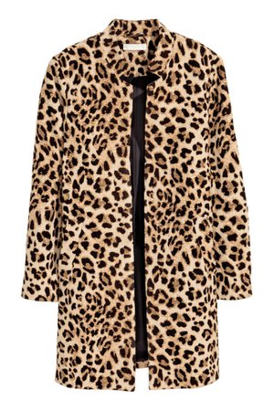 Short coat - Leopard print - Ladies | H&M GB