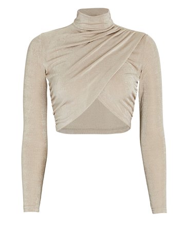 Significant Other Gemma Cross-Front Crop Top | INTERMIX®