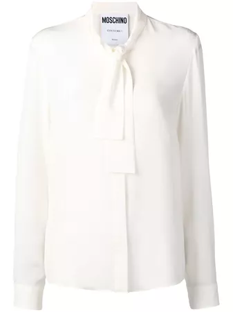 Moschino Bow Collar Shirt - Farfetch