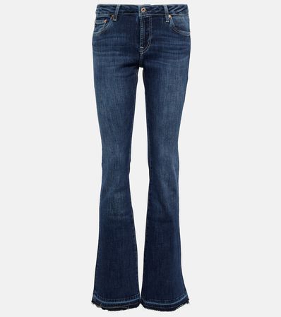 Low Rise Bootcut Jeans in Blue - AG Jeans | Mytheresa