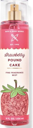 bath and body works strawberry pound cake perfume