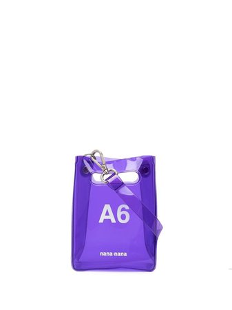 Shop Nana-Nana A6 PVC mini bag with Express Delivery - FARFETCH
