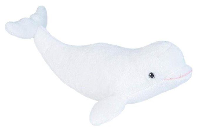 Wild Republic Beluga Whale Plush Stuffed Animal, Plush Toy, Gifts for Kids, Cuddlekins, 15", Animals & Figures - Amazon Canada