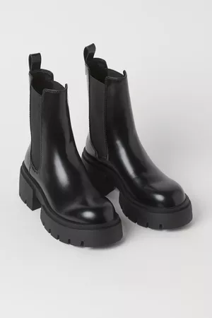 Platform Chelsea boots - Black - Ladies | H&M GB