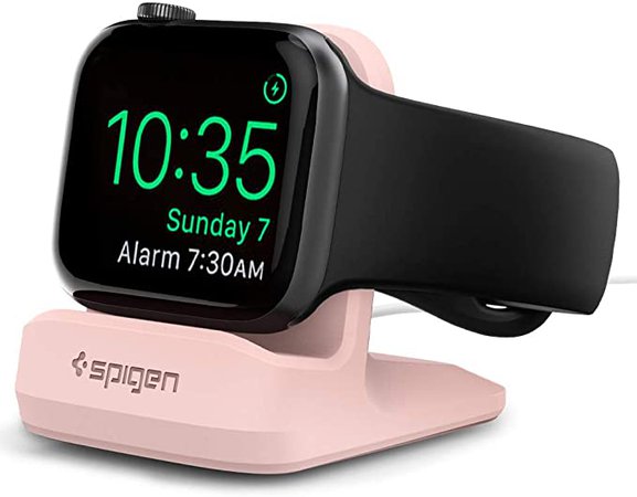 Amazon.com: Spigen S350 Designed for Apple Watch Stand for All Series 44mm / 42mm / 40mm / 38mm - Pink Sand