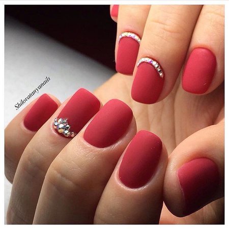 elegant red nail designs - Google Search