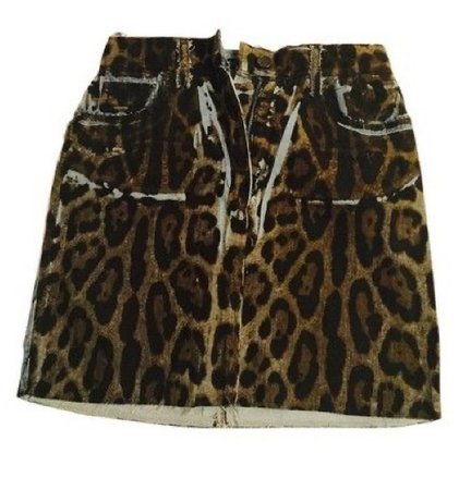 cheetah print skirt