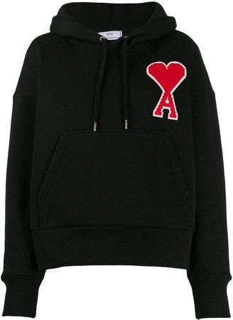 Paris logo hooded sweatshirt
