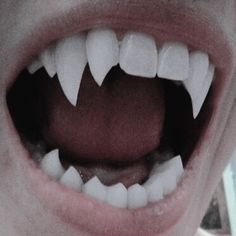 vampire teeth monster teeth grrr