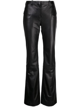 Altuzarra Serge Leather Trousers - Farfetch