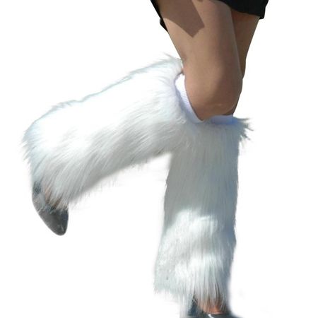 SANWOOD Leg Warmer Winter Fashion Women Boot Covers&nbsp;Furry Solid Color Faux Fur Soft Leg Warmers - Walmart.com