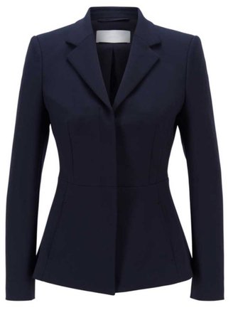 Boss Hugo Boss Regular-fit jacket with concealed closure
