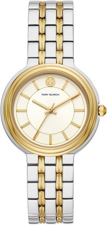 Bailey Watch, Two-Tone Stainless Steel/Gold Tone/Ivory, 34 MM