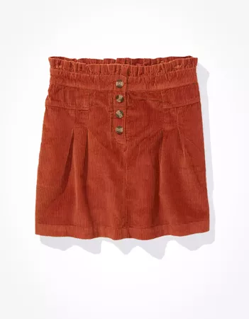 AE Corduroy Mini Skirt rust
