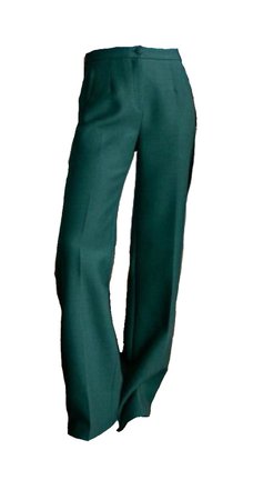 green trousers