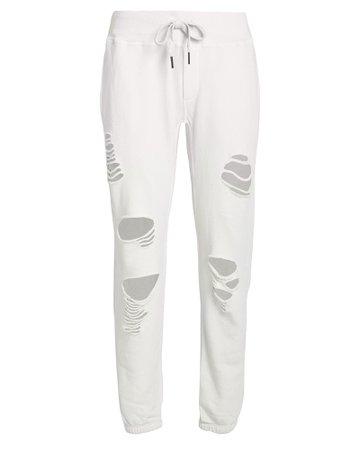 Sayde Distressed French Terry Sweatpants