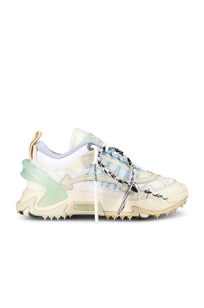 OFF-WHITE Odsy 2000 Sneaker in Cream & Light Blue | REVOLVE