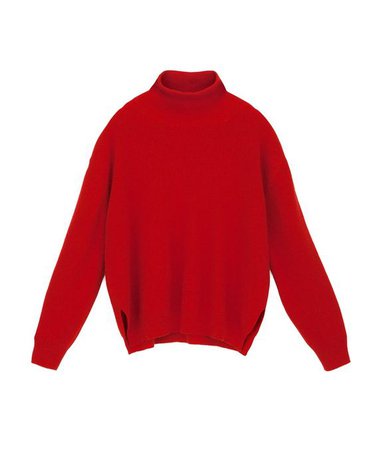 MONDAY - Turtleneck sweater - Red – Nanushka