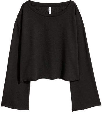 Short Sweatshirt - Black