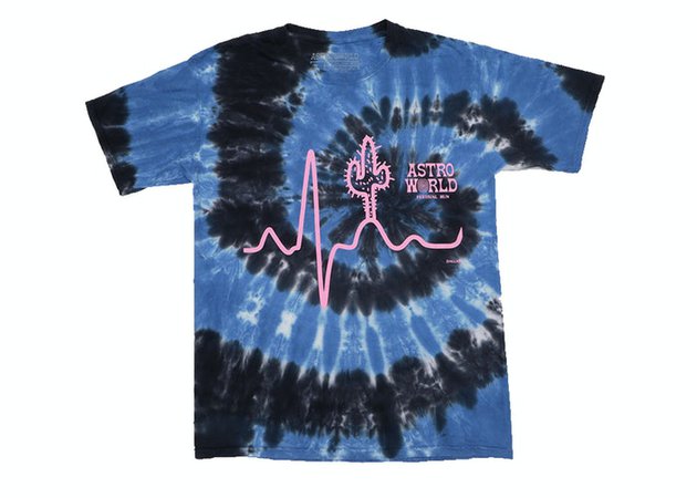Travis Scott Astroworld Dallas Festival Exclusive T-Shirt Tie Dye -