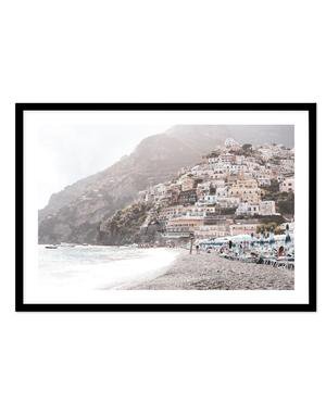 SHOP Amalfi Coast | Positano Umbrella Framed Art Print | ON SALE