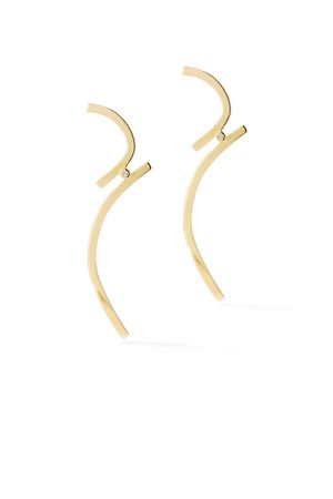 Gold Amber Earrings by Elizabeth and James Accessories for $20 | Rent the Runway