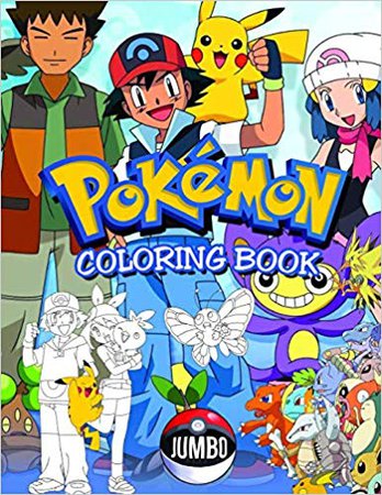 Pokemon Coloring Book: Jumbo Pokemon Coloring Book For Kids Ages 4-8 With Unofficial Premium Images: Little Penguin: 9781095240793: Amazon.com: Books
