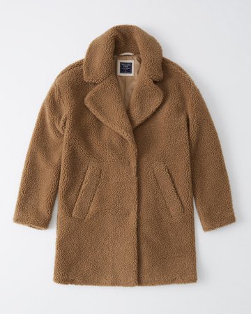 Womens Teddy Coat | Womens Jackets & Coats | Abercrombie.com