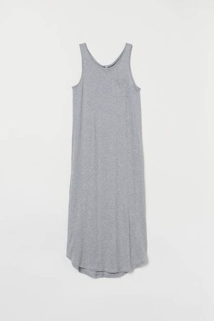 Jersey Maxi Dress - Gray