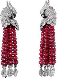 cartier white gold white ruby - Google Search