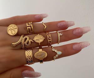 aesthetic, jewelry and gold