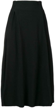 high-waisted skirt