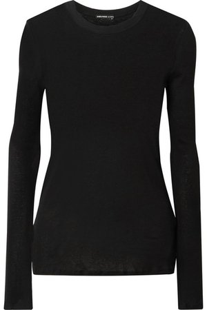 James Perse | Cotton and cashmere-blend sweater | NET-A-PORTER.COM
