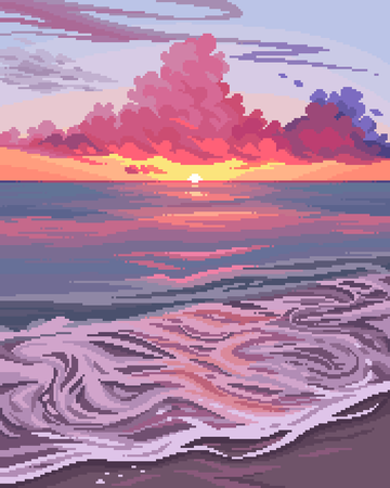 beach pixel