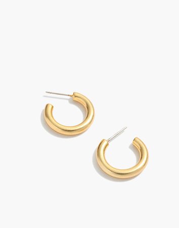 Women's Chunky Small Hoop Earrings | Madewell