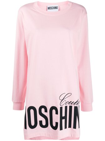 Moschino Moschino Couture Sweatshirt Dress Ss20 | Farfetch.Com