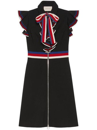 Gucci Sylvie Web Stretch Jersey Dress ($1.729)