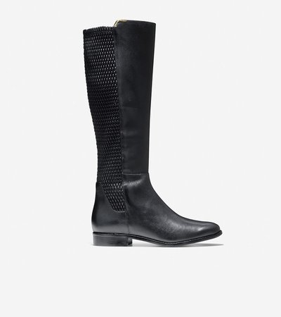 Women's Rockland Boot in Black Leather | Cole Haan US